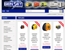 Tablet Screenshot of gensetgeneradores.com